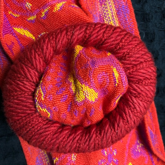 Vintage Liz Claiborne Tapestry Belt - Picture 3 of 8